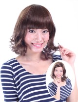 Wigs2you 劉海片 女士仿真劉海片 女齊劉海假髪片補髪塊 時尚新娘髪髻F-001